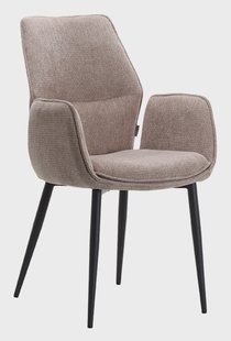 LABEL51 Eetkamerstoel 'Morris' Elite stof, kleur Clay