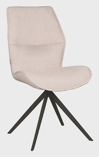 LABEL51 Eetkamerstoel 'Comfy' Bouclé, kleur Naturel
