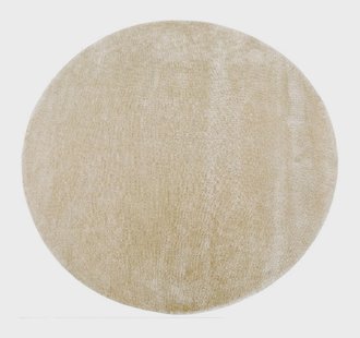 LABEL51 Rond Vloerkleed 'Mila' 200cm, kleur Zand