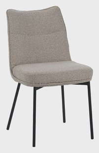 LABEL51 Eetkamerstoel 'Lennon' Bouclé, kleur Naturel