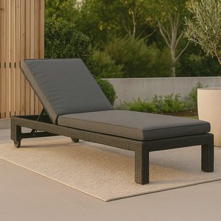 Nohr Ligbed Kha Wicker - Grijs/Zwart