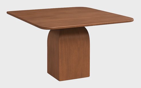 LABEL51 Vierkante Eettafel 'Ingo' Naturel Mangohout, 130 x 130cm