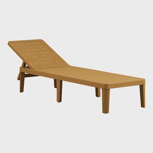 WOOOD Ligbed 'Jinte' Kunststof, kleur Geel