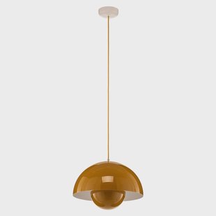 Flowerpot VP7 hanglamp Mustard &Tradition - Woonkamer - Designer - Metaal - 1 lamp