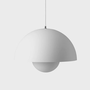 Flowerpot VP2 hanglamp wit &Tradition - Woonkamer - Designer - Metaal