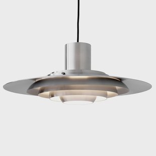 P376 hanglamp KF1 Aluminium P376 KF1 &Tradition - Woonkamer - Designer - Metaal - 1 lamp