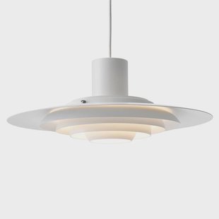 P376 Hanglamp KF1 Mat Wit P376 KF1 &Tradition - Woonkamer - Designer - Metaal - 1 lamp
