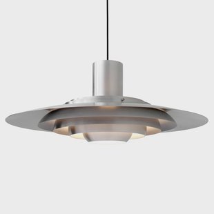 P376 hanglamp KF2 Aluminium P376 KF2 &Tradition - Woonkamer - Designer - Metaal - 1 lamp