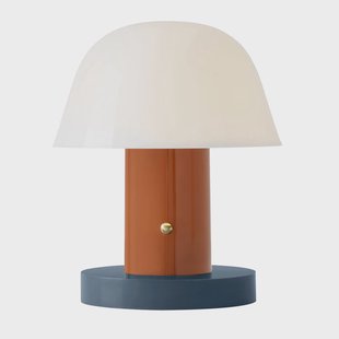 Setago JH27 draagbare tafellamp Rust/Thunder &Tradition - Woonkamer - Designer - Kunststof - Met lampenkap