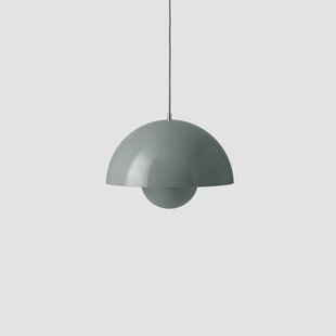 Flowerpot VP7 hanglamp Stone Blue &Tradition - Woonkamer - Designer - Metaal - 1 lamp