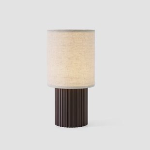 Manhattan SC52 accu-lamp crème/messing &Tradition - Woonkamer - Designer - Stof - Met lampenkap