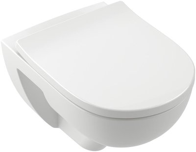 Toilet Villeroy & Boch O.novo compact Combipack me Zitting 49x36x35 cm TwistFlush Wit Alpine