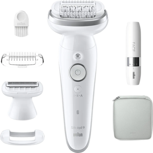 Braun Silk·épil 9 9-341 Wit/Zilver