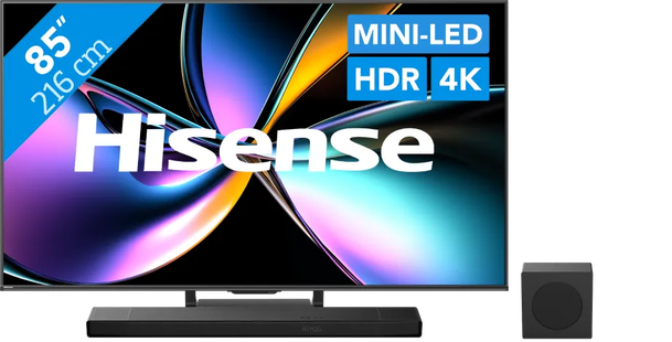 Hisense 85 ULED Mini-led U79Q PRO (2025) + Hisense AX3120Q