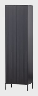 WOOOD Opbergkast 'New Gravure' Grenen, 210 x 60cm, kleur Zwart