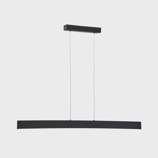 Kave Home Hanglamp 'Boadella' LED-balk, 100cm, kleur Zwart