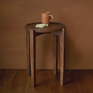 Dutchbone Bijzettafel 'Shane' Acaciahout, 40cm