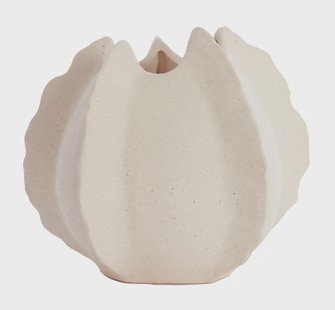 Light & Living Vaas 'Kelapa' Keramiek, 23cm, kleur Crème