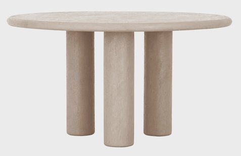 DTP Home Ronde Eettafel 'Clio' Mortex, 140cm, kleur Zand