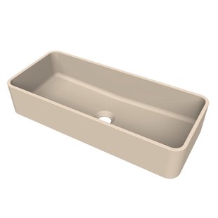 Arcqua Case waskom - rechthoek - 60x26cm - mat zand WAS556518