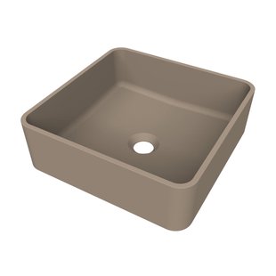 Arcqua Case waskom - vierkant - 37x37cm - mat truffel WAS807891