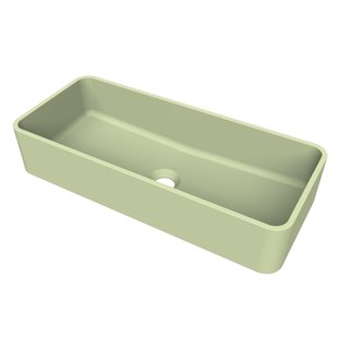 Arcqua Case waskom - rechthoek - 60x26cm - mat pastel groen WAS701799