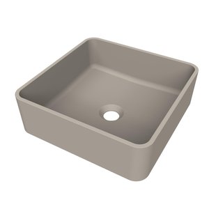 Arcqua Case waskom - vierkant - 37x37cm - mat klei WAS856653