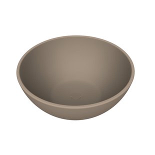 Arcqua Prince waskom - opbouw - rond - 38cm - mat truffel WAS802984