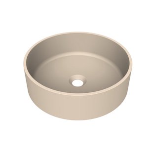 Arcqua Case waskom - rond - 40cm - mat zand WAS552342