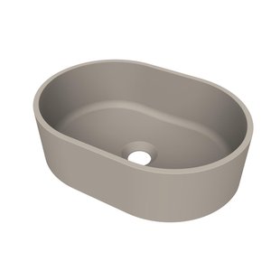 Arcqua Case waskom - ovaal - 40x28cm - mat klei WAS853874
