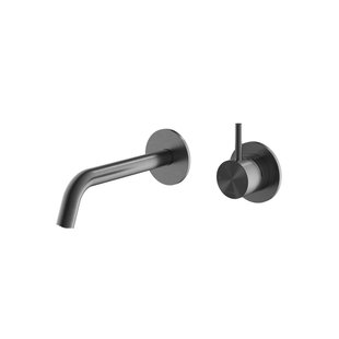 Hotbath ARCHIE Wastafelmengkraan - afbouwdeel - 20cm - Geborsteld gunmetal PVD AR125EXTBGP