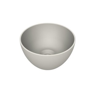 Arqua Olivia Waskom - 22x22cm - rond - opbouw - mat zand WAS550735