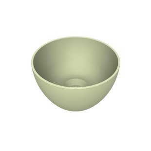 Arqua Olivia Waskom - 22x22cm - rond - opbouw - mat pastel groen WAS701564