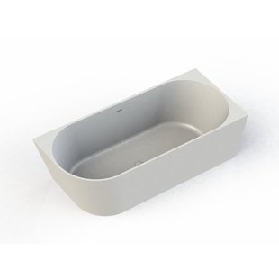 Arcqua Pinto half vrijstaand ligbad 170x73cm mat wit rechts BAD116174