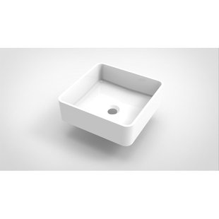 Arcqua Case waskom vierkant 37x37cm glans wit WAS101552