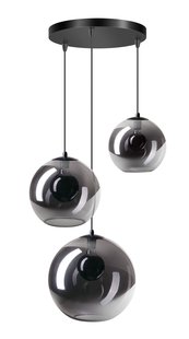 ETH Orb - hanglamp - Ø 30 x  140 cm - zwart