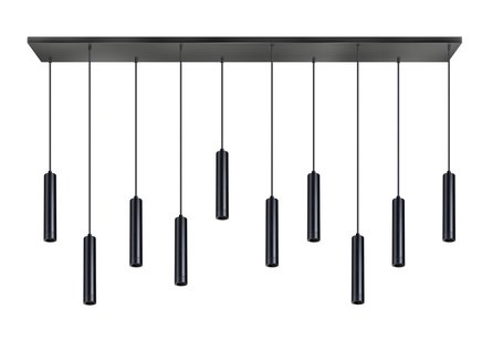 ETH Miller - hanglamp - Ø 25 x 200 cm - zwart