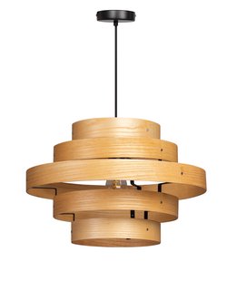 ETH Oaknut - hanglamp - Ø 50 x 176,5 cm - bruin