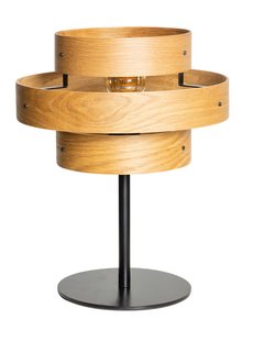 ETH Oaknut - tafellamp - Ø 31 x 38 cm - bruin