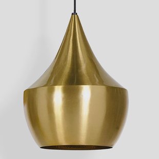 Beat Fat LED hanglamp, messingkleurig, Ø 24 cm Tom Dixon - Woonkamer - Designer - 1 lamp