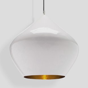Beat Fat LED hanglamp, wit, Ø 24 cm Tom Dixon - Woonkamer - Designer - Messing - 1 lamp
