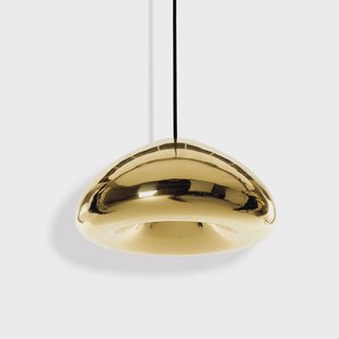 Void LED hanglamp Ø 30 cm messing Tom Dixon - Woonkamer - Designer - Met lampenkap