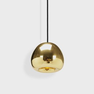 Void mini LED hanglamp, Ø 15 cm, messing Tom Dixon - Woonkamer - Designer - Met lampenkap