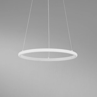 Luce Ambiente Design LED hanglamp Axis, Ø 40 cm, wit, metaal, CCT