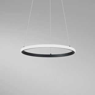 Luce Ambiente Design LED hanglamp Axis, Ø 40 cm, zwart, metaal, CCT