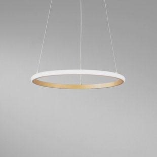 Luce Ambiente Design LED hanglamp Axis, Ø 40 cm, goudkleurig, metaal, CCT