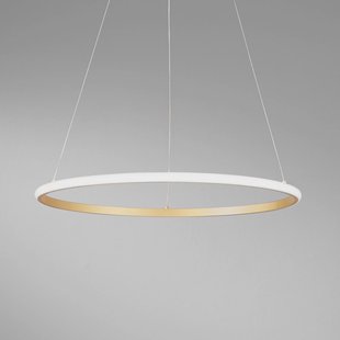 Luce Ambiente Design LED hanglamp Axis, Ø 60 cm, goudkleurig, metaal, CCT