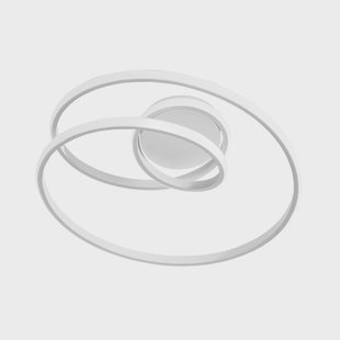 Luce Ambiente Design LED plafondlamp COASTER wit, lengte 50 cm, metaal, CCT