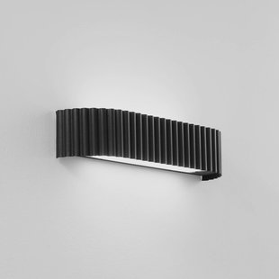 Luce Ambiente Design LED wandlamp Niike, zwart, breedte 40 cm, metaal, CCT