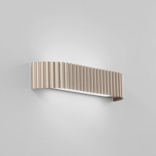 Luce Ambiente Design LED wandlamp Niike, goudkleurig, breedte 40 cm, metaal, CCT